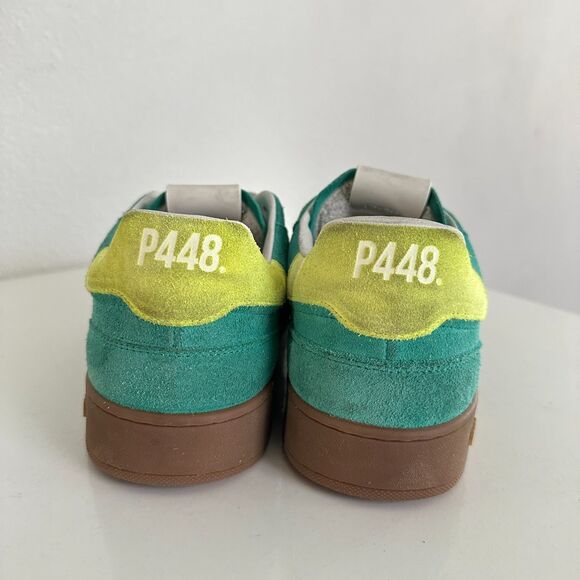 P448 Vert Balanced Suede Sneakers Skateboard Low Top Green Turquoise Men\'s 7.5 main image 5